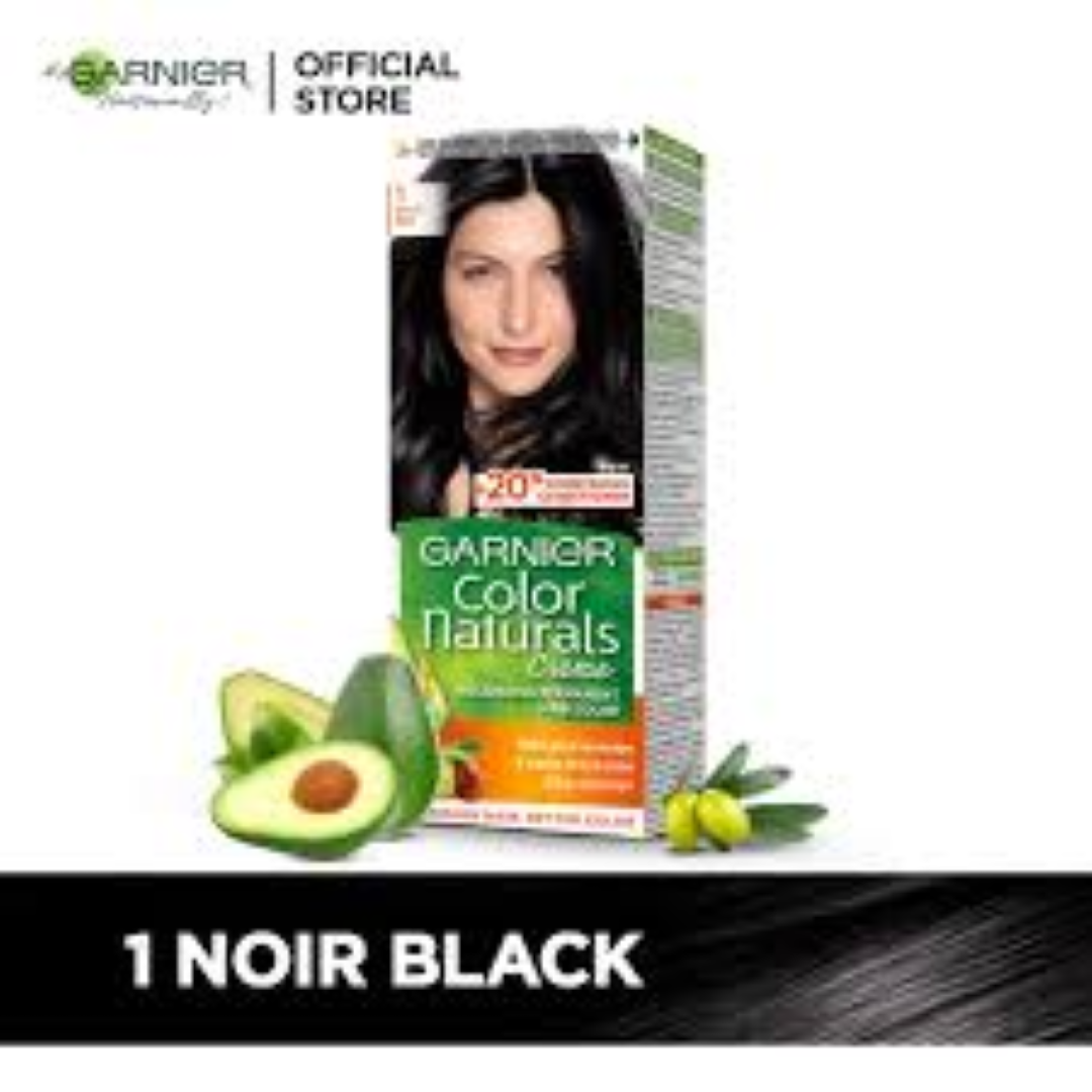 GARNIER BLACK NATURALS CREAM COLOUR 45ML ORIGINAL BLACK